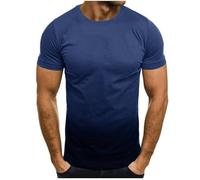 Men T Shirts UK Sale Clearance Gradient 3D Print Tshirt Summer Regular Fit Short Sleeve Tops Lightweight Running Workout T-Shirts Casual Crew Neck Tee Shirts Pullover