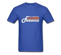 Men T Shirts Yes I Can Hear You Clem Fandango T Shirt Blue X-Large