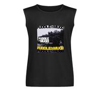 Men Tee Print with Puddle of Mudd Funny T Shirt Vest for Men Size 3XL Black