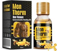 Men Therm Beeve-nom - Mentherm Bee Ve-nom Gynecomastia Heating Oil, Men Therm Bee Ve-nom Oil, Gynecomastia Tightening Oils for Mens, Can Help Strengthen The Chest Muscles (1PC)