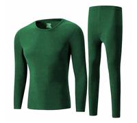 Men Thermal Underwear Set Long Sleeve Thermal Tops and Long Johns Base Layer Sets Fleece Lined Ultra Soft Underwear and Leggings Trousers Bottoms Co ord Set Winter Skiing Running Tracksuit Sets L-5XL