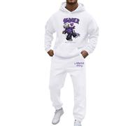 Men Tracksuit Set - Men's Suits for Every Occasion Stylish Comfortable Modern Gentleman Versatile Business Event Attire Craftsmanship Tailored Ensemble