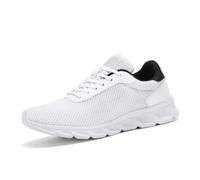 Men Trainers Leisure Sneakers Athletic Sports Running Shoes,White,7.5UK
