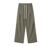 Men Trousers,Relaxed Wide Leg Pants Flowing Straight Casual Trousers Lightweight Soft Breathable Daily Wear