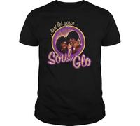 Men Tshirt Short Sleeve JUST LET Your Soul GLO Shirt Hoodie Longsleeve Tee Cool Women t-Shirt Black