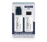 men-u SLIC (Smooth Leave In Conditioner) REFILL STARTER KIT, Leave in mens conditioner w/Ultra-concentrate vegan formula, UP TO 200 APPLICATIONS, Hair care - hair conditioner 100ml Bottle + Refill
