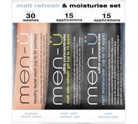 men-ü matt moisturise and refresh set - ultra concentrates - 15ml (3 Products)