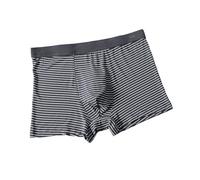 Men Underwear Boxers, Men's Striped Oversized Breathable Underwear Shorts Comfortable Four Corner Briefs for Daily Wear