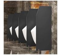 Men Urinal Privacy Screen, Floor- Mounted Men Urinal Partition, Public Toilet Partition With Stainless Steel Fittings, Urinal Privacy Baffle for Hotels, Bars, Schools