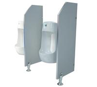 Men Urinal Privacy Screen Toilet Partition, Hotel/Public Restroom Waterproof PVC Urinal Partition Divider Screen, Wall-Mounted for School/bar