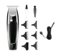 Men Vintage Pompadour Hair Trimmer Set Efficient Cutting Machine Adjustable Length Electric Hair Shaver ABS Texture Electric Trimmer