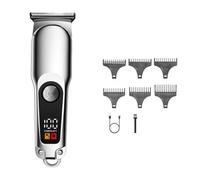 Men Vintage Pompadour Hair Trimmer Set Efficient Cutting Machine LCD Display Electric Hair Shaver ABS Texture For Man Haircut Set