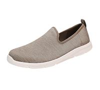 Men Walking Trainers Mesh Breathable Orthopedic Hook Loop Closure Shoes Walking Non Slip Soft Lightweight Sneakers Teens Summer Casual Comfortable Max Footwear (Khaki, 6.5)