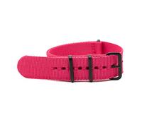 Men Watch Accessories Belt 18mm/20mm/22mm/24mm Soft and Breathable Sports Wristwatch Band NATO Strap, Pink, 18mm