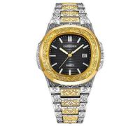 Men Watch Dress Luxury Fashion Men's Famous Wristwatches Brand Top Casual Quartz Watch Men's Watch Titanium Dive Watch (D, One Size)