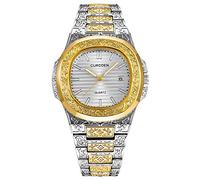 Men Watch Dress Luxury Fashion Men's Famous Wristwatches Brand Top Casual Quartz Watch Men's Watch Titanium Dive Watch (C, One Size)