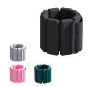 Men Wearable Arm Leg Weight, Fully Adjustable Ankle Wrist Arm Leg Weights, Ideal For Pilates Bangles, Yoga, Running & Walking(Black,1 pound)