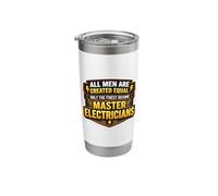 Men were Created Equal The Finest Become Master Electricians Stainless Steel Insulated Tumbler