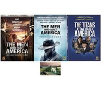Men Who Built America Trilogy The Men Who, Frontiersman, and Titans History Channel 8 DVD Set Includes Glossy Print National Park Art Card
