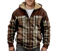 Men Winter Coats Mens Jacket Mens Coats Winter Men's Winter Coat Mens Winter Coats with Hood Men Winter Coat Fleece Pullover Parka Jacket Men Heavy Winter Coats for Men（6-Dark Green,6X-Large）