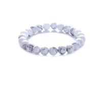 Men Women 8mm Lava Rock Beads Elastic Natural Stone Agate Bracelet-5