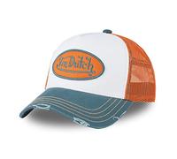 Men & Women Adjustable Baseball Cap Soft All Season Casual Fit Cap White Orange Size U, white, One Size