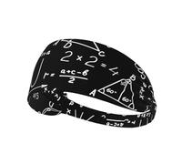 Men Women Algebra Geometry Abstract Math Workout Sweat Bands Sports Headbands For Running Yoga Golf Gym Camping Tennis