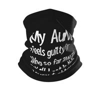 Men Women Balaclava My Aunt Feels Guilty Magic Headband Quick Drying Neck Gaiter Durable Bandana For Climbing Yoga Soccer