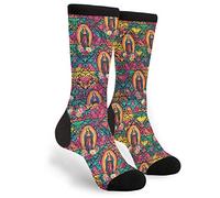 Men Women Boot Socks Virgin Mary Religious Office Socks Anti Blister Hiking Socks Funky Funky Socks For Trekking Cycling Camping