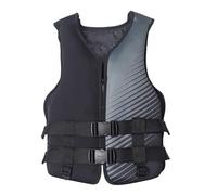 Men Women Float Jacket Adjustable Fit High Buoyancy Lightweight Design with Arc-Shaped Curve for Swimming Kayaking Paddleboarding Water Sports Lake River Use(black,XL)