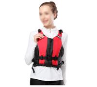 Men Women Float Jacket Adjustable Fit High Buoyancy Lightweight with Arc-Shaped Curve for Swimming Kayaking Paddleboarding Water Sports Use(Red,S/M)