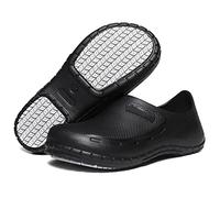 Men Women Food Service Shoes Kitchen Chef Shoe Clogs Lightweight Restaurant Work Shoes Black Size 5