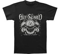 Men Women Get Scared Band DD0677 Casual Short T Shirts Tee Sleeve Black