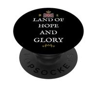 MEN WOMEN GREAT BRITAIN PROUD BRITISH PATRIOT HOPE AND GLORY PopSockets Adhesive PopGrip