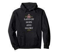 MEN WOMEN GREAT BRITAIN PROUD BRITISH PATRIOT HOPE AND GLORY Pullover Hoodie