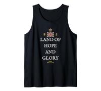 Men Women Great Britain Proud British Patriot Hope and Glory Tank Top