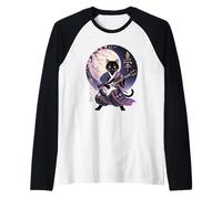 Men Women Kids Japanese Art Samurai Cat Lovers Raglan Baseball Tee