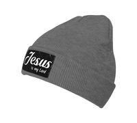 Men Women Knit Hat Jesus is Lord Beanie Hat Soft Thermal Hats Adults Knit Beanie for Hiking Skiing Trip