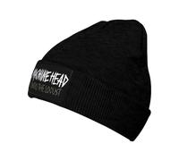 Men Women Machine Metal Band Head Beanie Hat Cuffed Knit Cap Dad Beanie Fashion Breathable Cozy Soft Warm Stretchy Autumn Winter One Size Fits Most