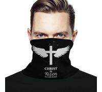 Men Women Magic Headband Christ Is Risen Sin Broken Cross Wing Balaclava Quick Drying Neck Warmer Multifunctional Headscarf For Fishing Yoga Climbing