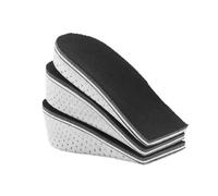 Men Women Memory Foam Increase Height High Half Insoles Shoe Inserts Increased Height Insole Pads 2-4cm Height(3cm)