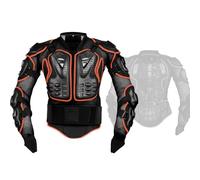 Men Women Motorcycle Armor Motorcycle Body Protective Jacket ATV Dirt Bike Chest Spine Protector Street Sport Motocross Racing Protection Gear for MTB Dirt Bike,Orange-3XL