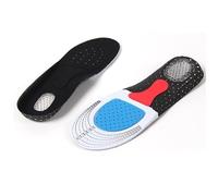 Men Women Orthotic Shock Absorption Arch Support Pad Pain Relief Shoe, Insoles Breathable Honeycomb Sports Massaging Silicone Insole Shoe Insert, for Low to Flat Arches, Sore Heels(L)