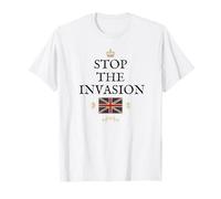 MEN WOMEN PATRIOTIC BRITAIN SUPPORT ENGLISH INVASION UK T-Shirt