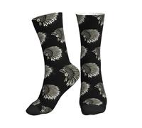 Men Women Socks Blackfeet Native American Ladies Socks Durable Classic Sport Sock, For Trekking, Outdoor, Football, 40cm