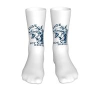 Men Women Socks Wolves Not Sheep Athletic Socks Breathable Hard Wearing Sport Sock, For Trekking, Football, Baseball, 40cm