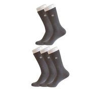 Men & Women SoloPolo Dark Grey Socks, 5 Pack- Smart Plain Men & Women Rich Cotton Socks (UK, Numeric, 6, 11, Regular, Regular, 5, Dark Grey)