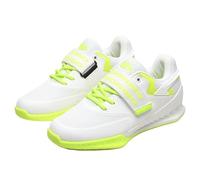 Men Women Squat Weightlifting Shoe,Weightlifting Squat Shoes,Fitness Gym Training Shoes,Comfortable,Adjustable Tightness,for Heavy Lifting Deadlifting,Weight Training Green