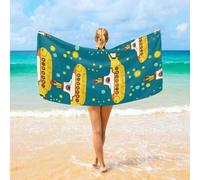 men women Sweat Towel Yellow-Submarine Swimming Towel Swimming 80x130cm | Gym Towels Absorbent Bathroom Towel for Bathroom Travel Hotel