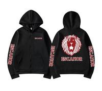 Men Women The Seven Deadly Sins Zip Hoodie Cosplay Escanor Lion's Sin of Pride Printed Hoodie Jacket Autumn Streetwear Hooded Sweatshirt Couple's Hoodie